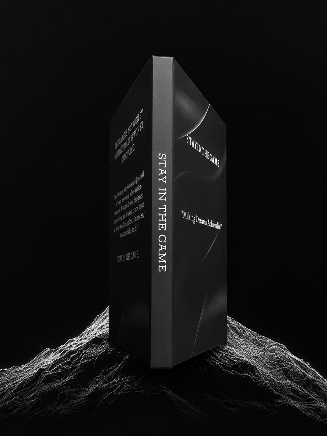 STAYINTHEGAME — standing on rock