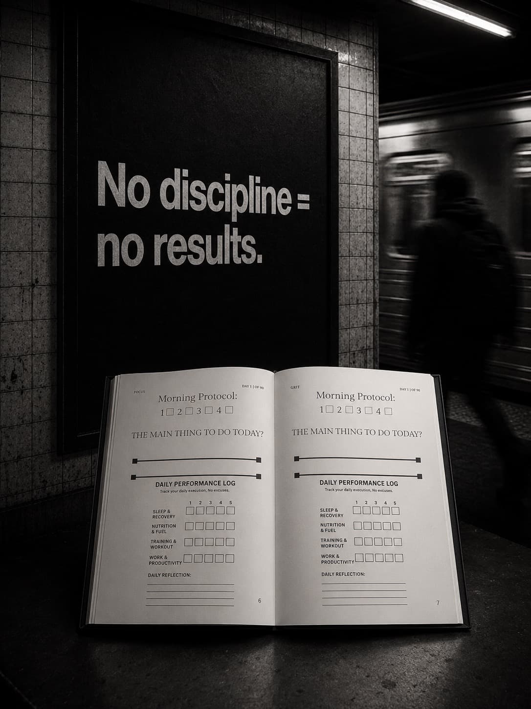 Protocol journal — no discipline, no results